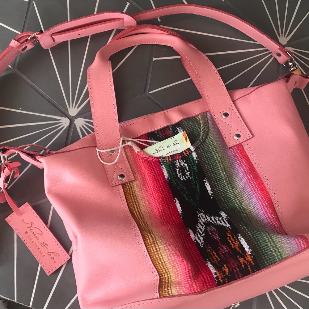 💞SOLD💞Nena & Co Pink Leather Sonia